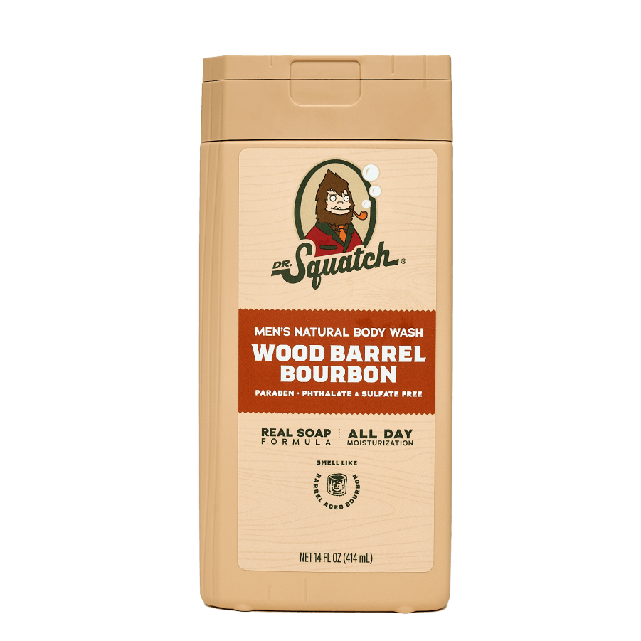 14 oz Wood Barrel Bourbon Body Wash