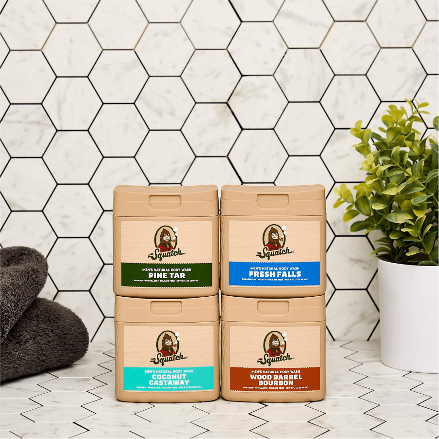 8 oz Body Wash Subscription - 4 Bottles