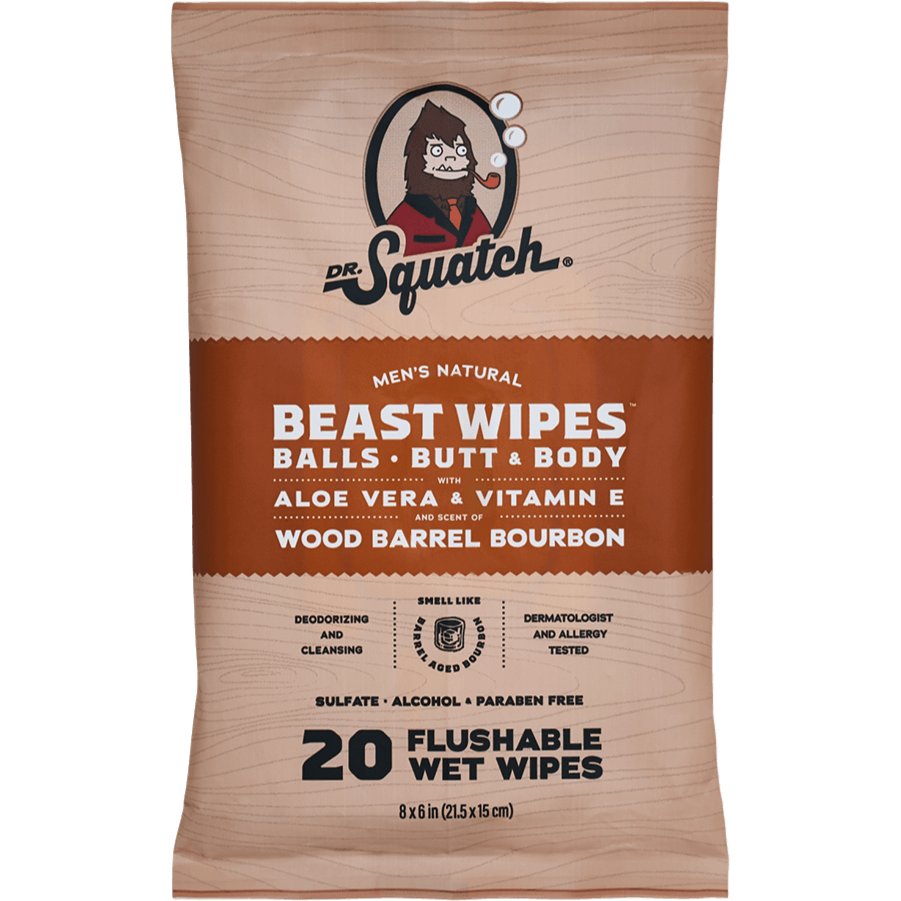 Wood Barrel Bourbon Wipes