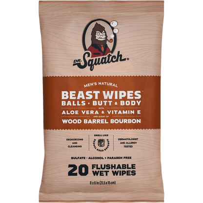 Wood Barrel Bourbon Wipes