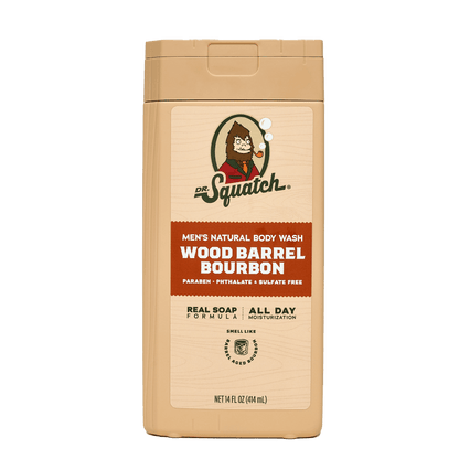 14 oz Wood Barrel Bourbon Body Wash