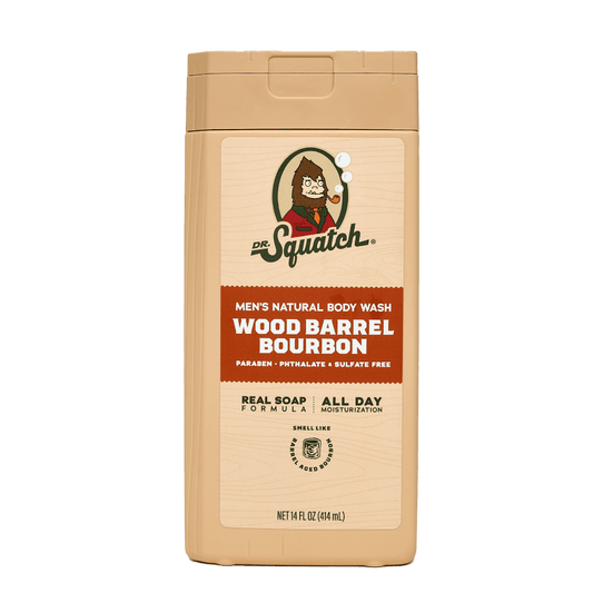 14 oz Wood Barrel Bourbon Body Wash