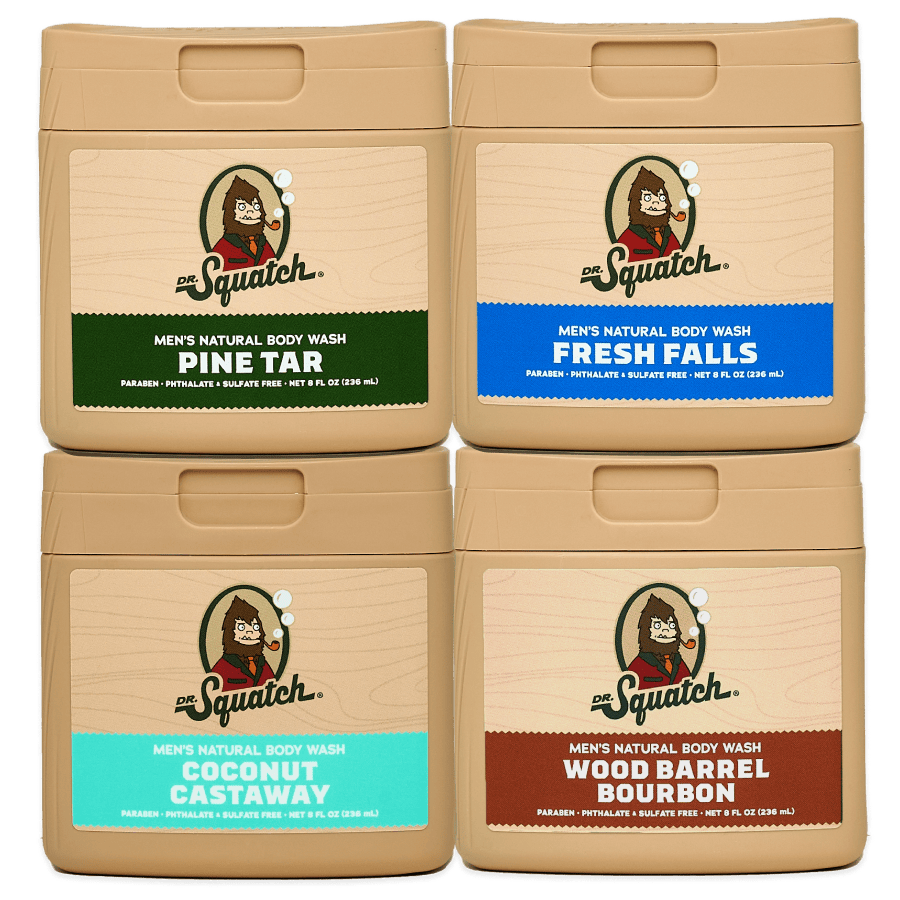 8 oz Body Wash Subscription - 4 Bottles